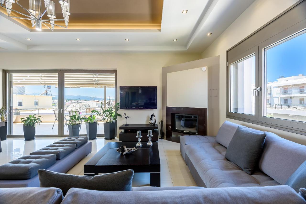 Luxury Villa In City Center With Rooftop Swimming Pool Chania  Екстер'єр фото